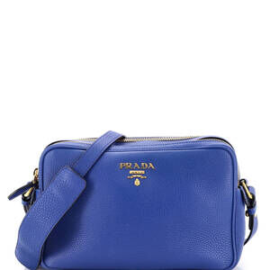 Prada Medium Double Zip Camera Bag Vitello Phenix